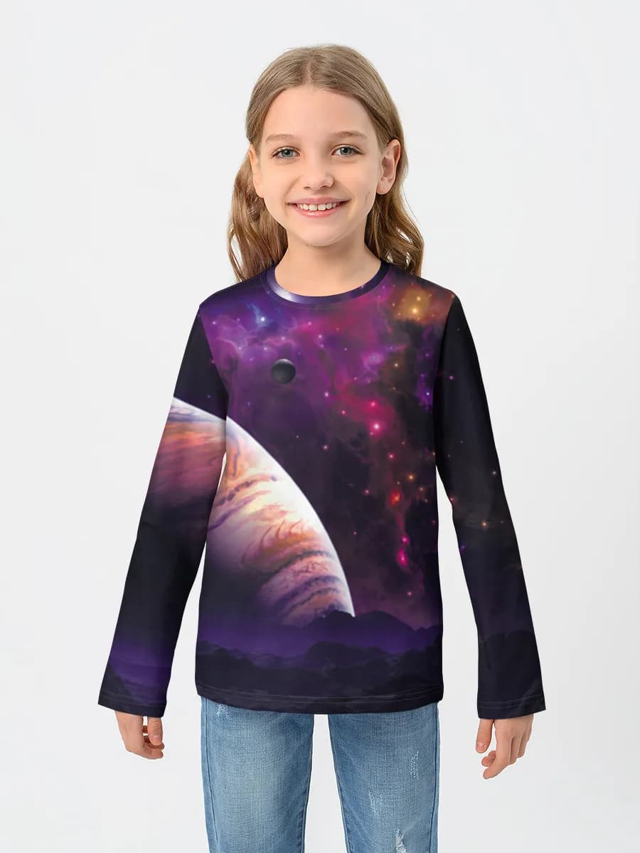 Violet Nebula Planetscape