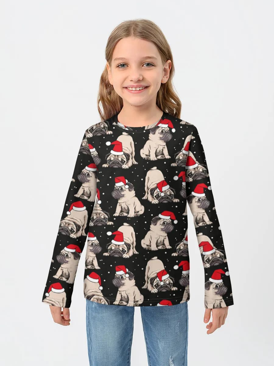 Children's cotton long sleeve shirt