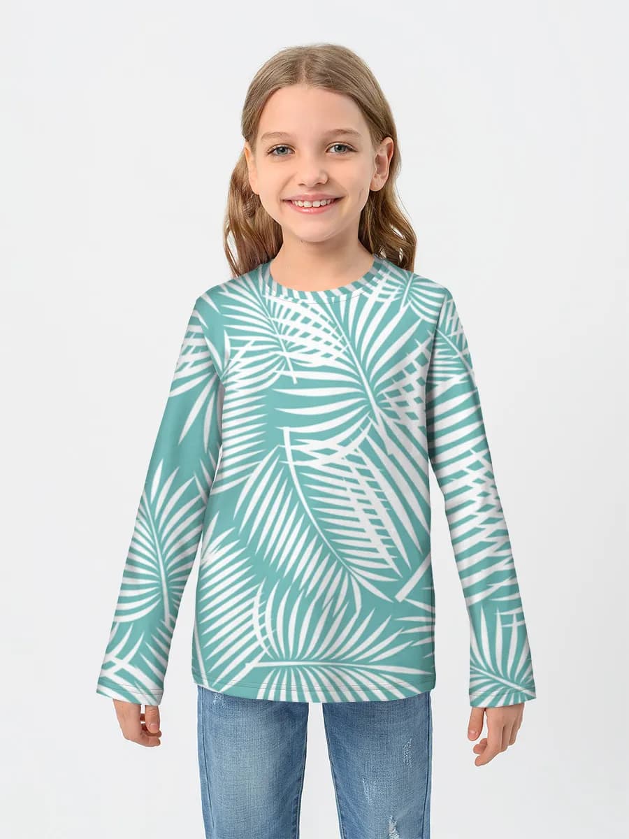 Children's cotton long sleeve shirt