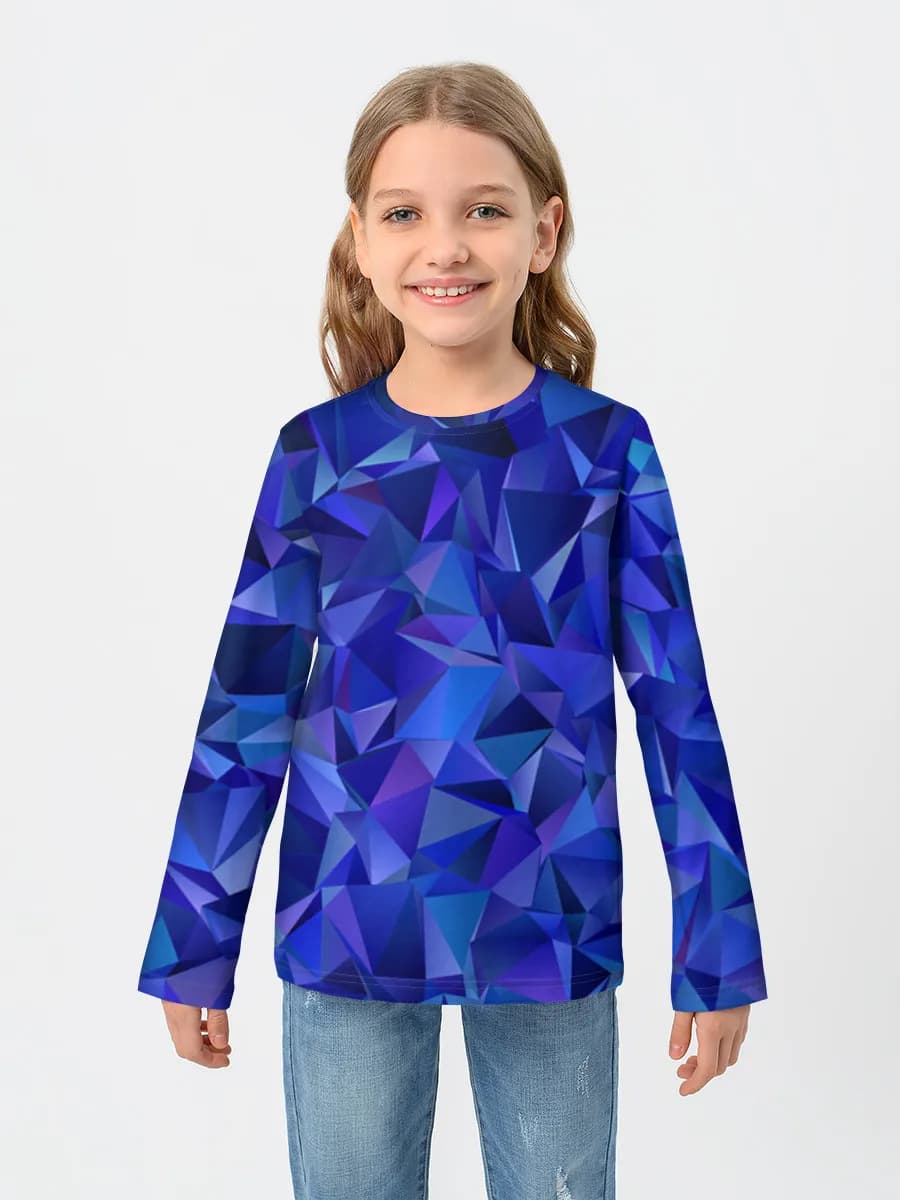 Children's cotton long sleeve shirt