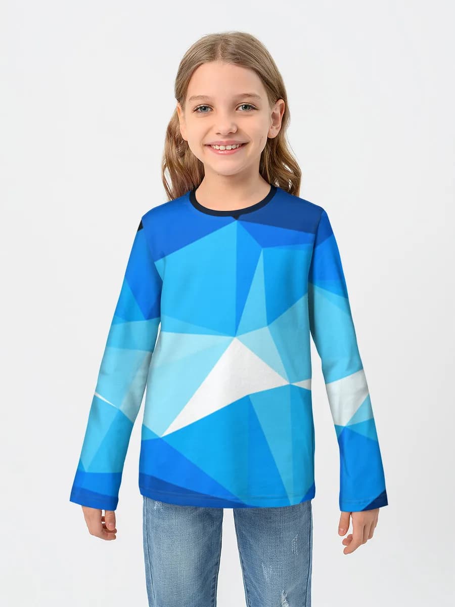 Children's cotton long sleeve shirt