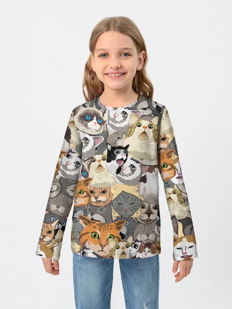 Cute Cat Face Collage