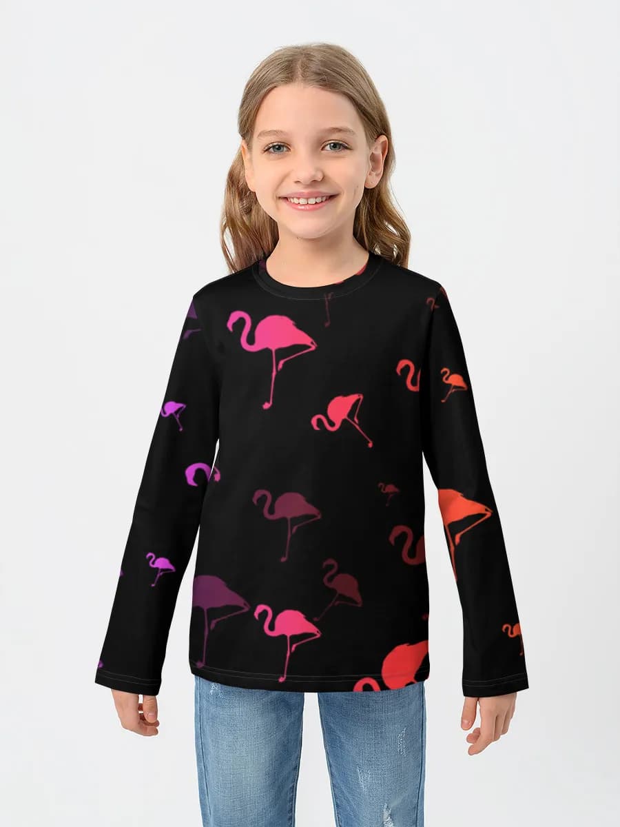 Children's cotton long sleeve shirt