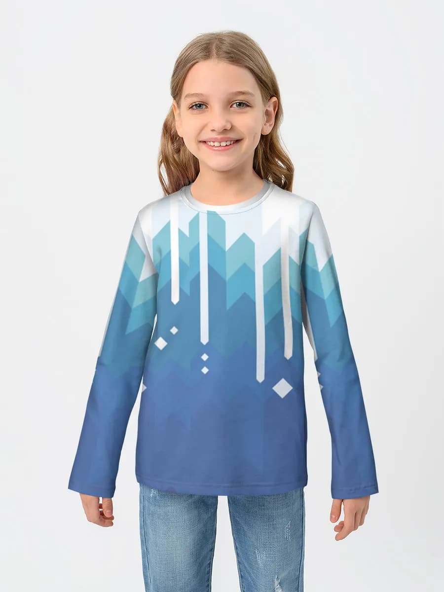 Children's cotton long sleeve shirt