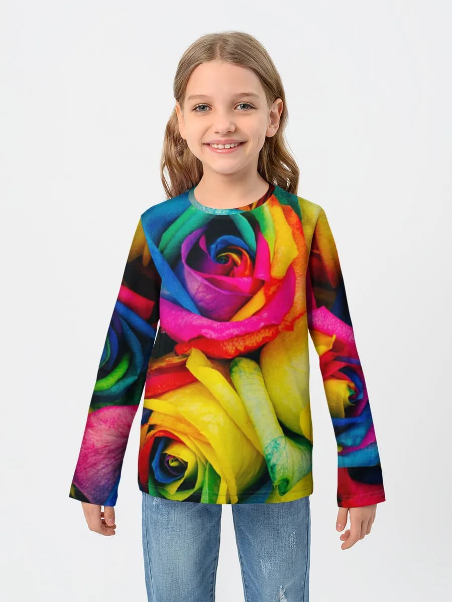 Rainbow Rose Bouquet