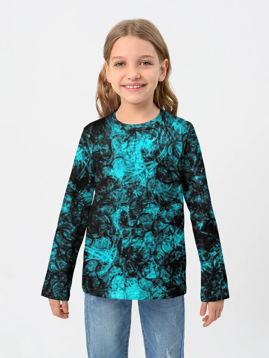 Children's cotton long sleeve shirt