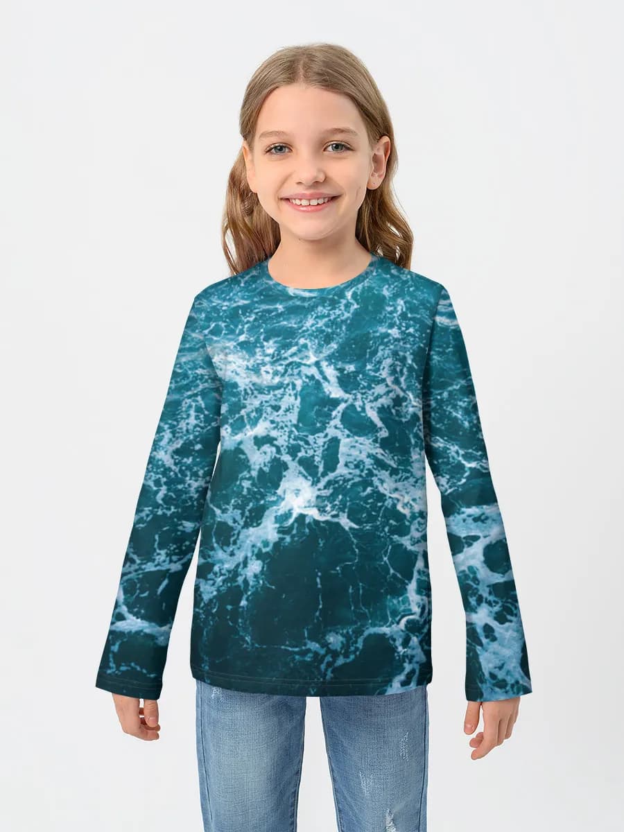 Teal Ocean Waves