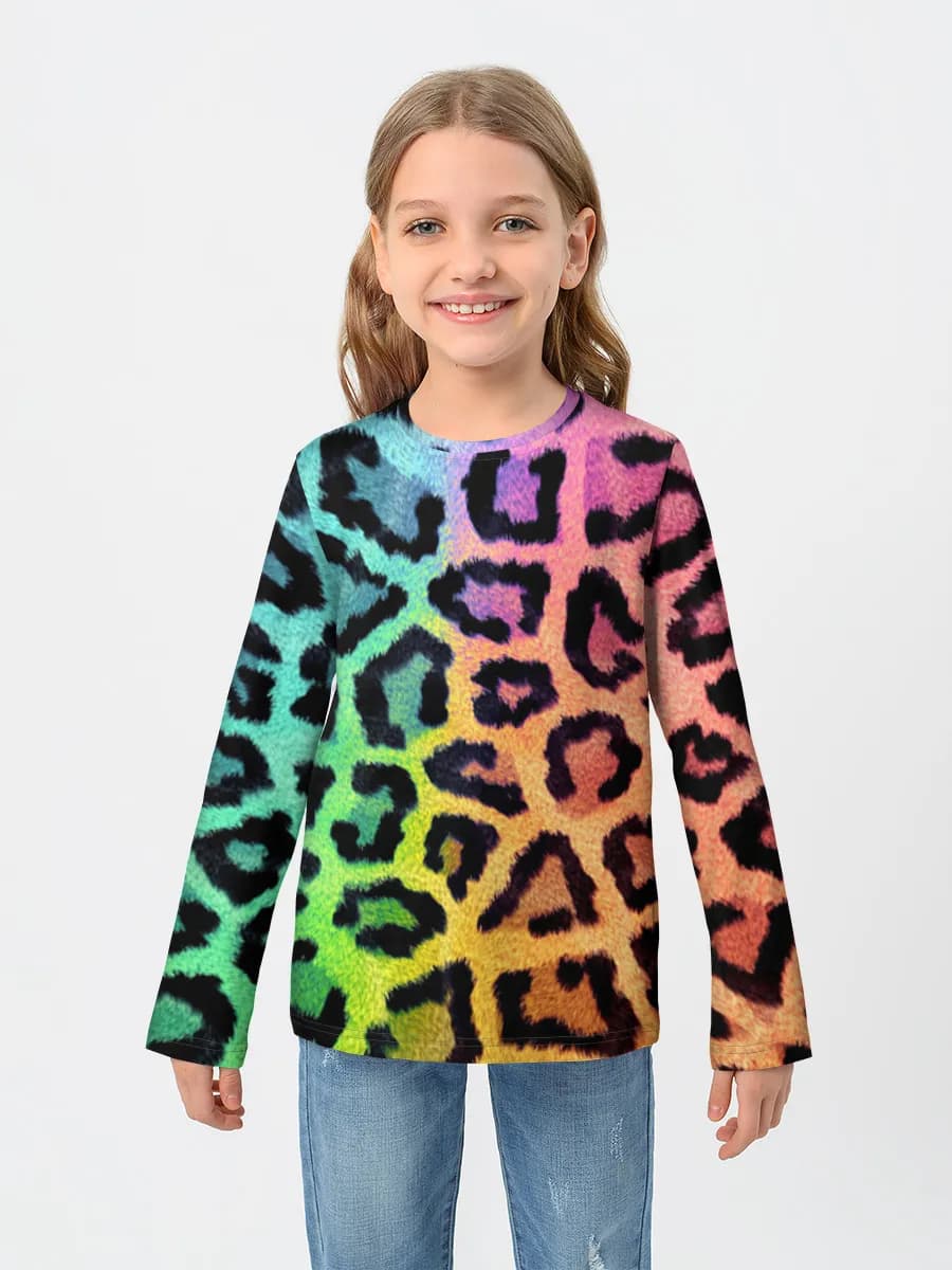 Rainbow Leopard Print