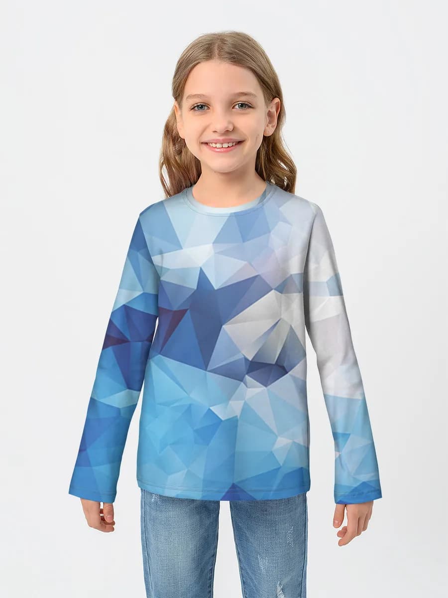Children's cotton long sleeve shirt