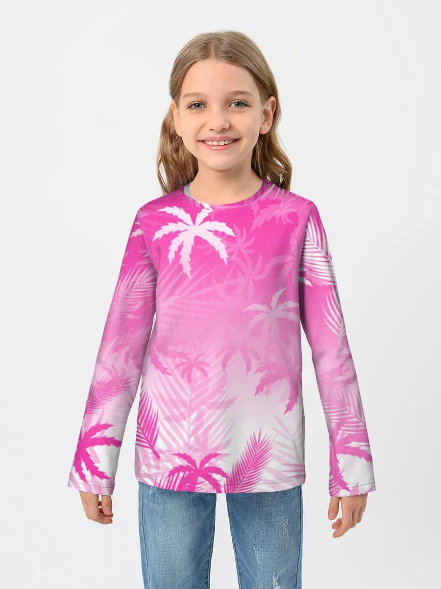 Children's cotton long sleeve shirt
