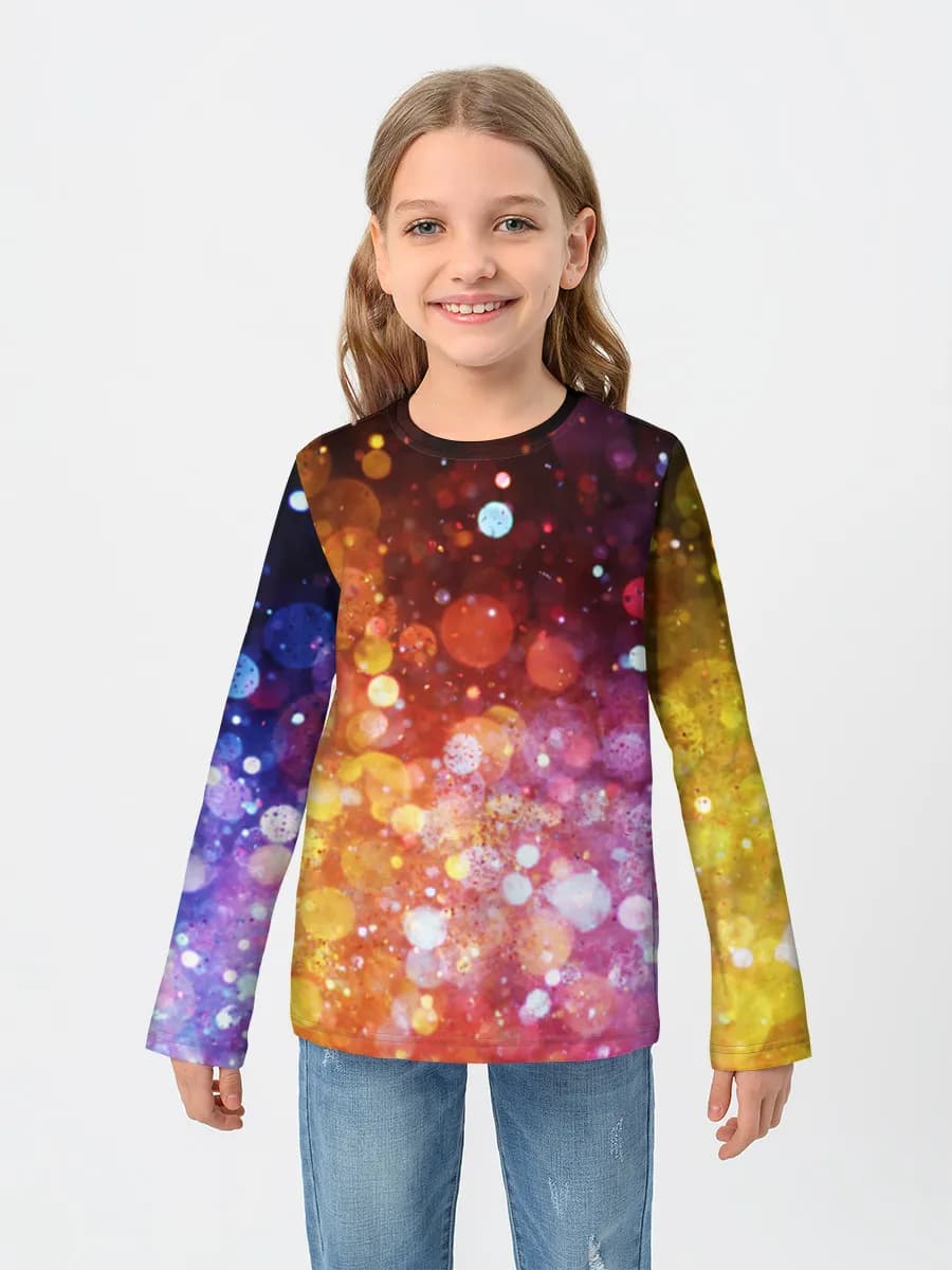 Children's cotton long sleeve shirt