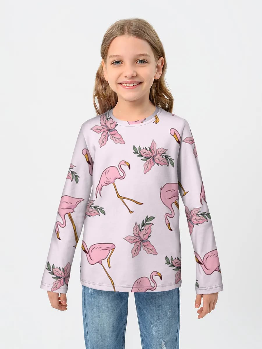 Children's cotton long sleeve shirt