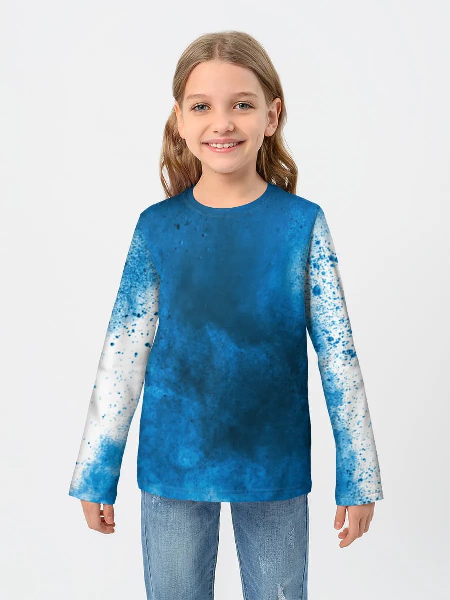 Children's cotton long sleeve shirt