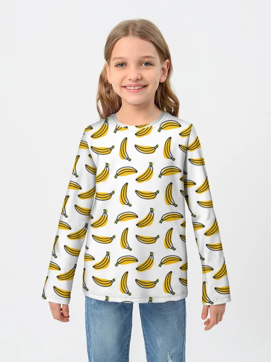 Children's cotton long sleeve shirt