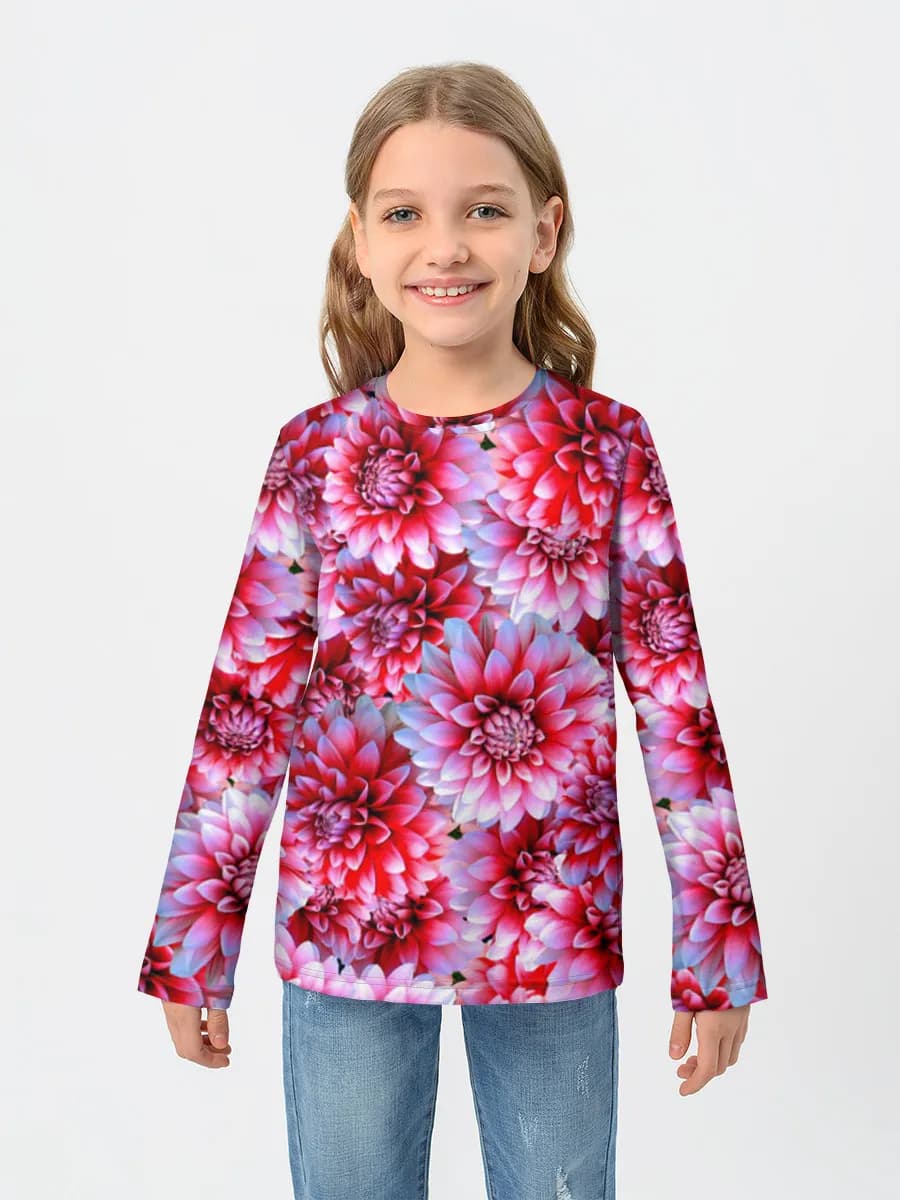 Children's cotton long sleeve shirt