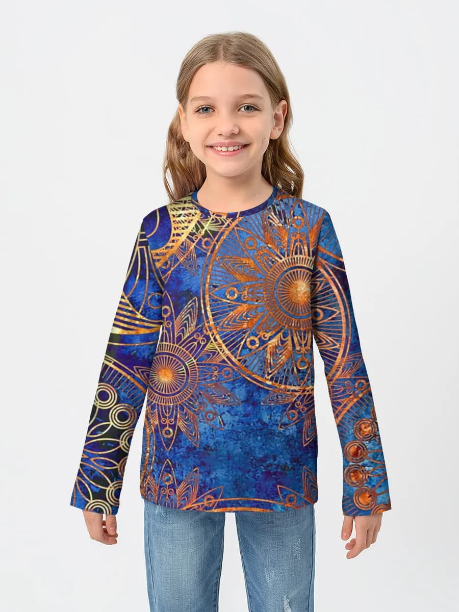 Blue Gold Mandalas