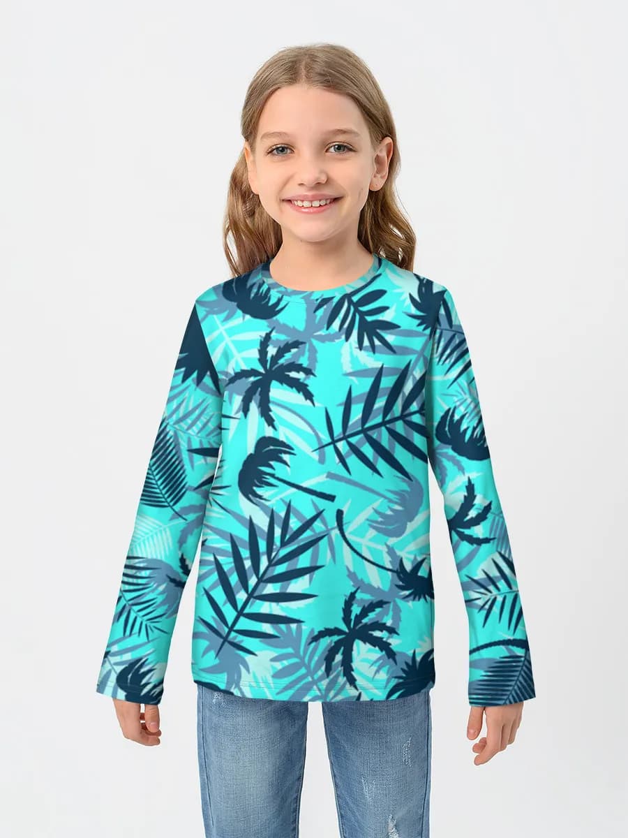 Children's cotton long sleeve shirt