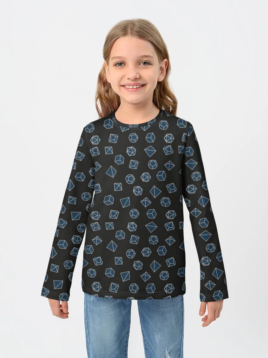 Children's cotton long sleeve shirt