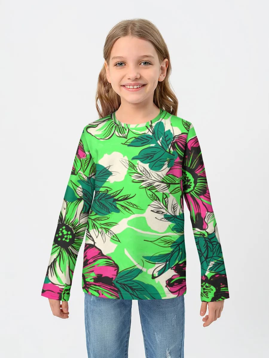 Neon Botanical Bloom
