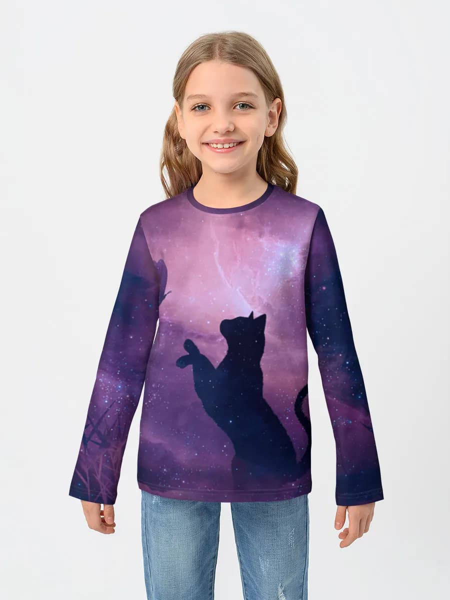 Cosmic Cat And Butterfly