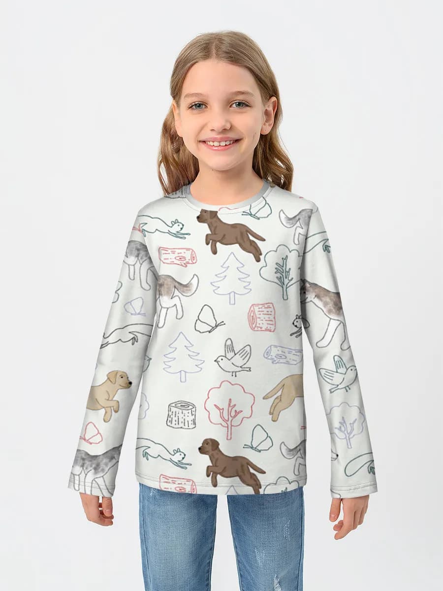 Whimsical Woodland Dogs
