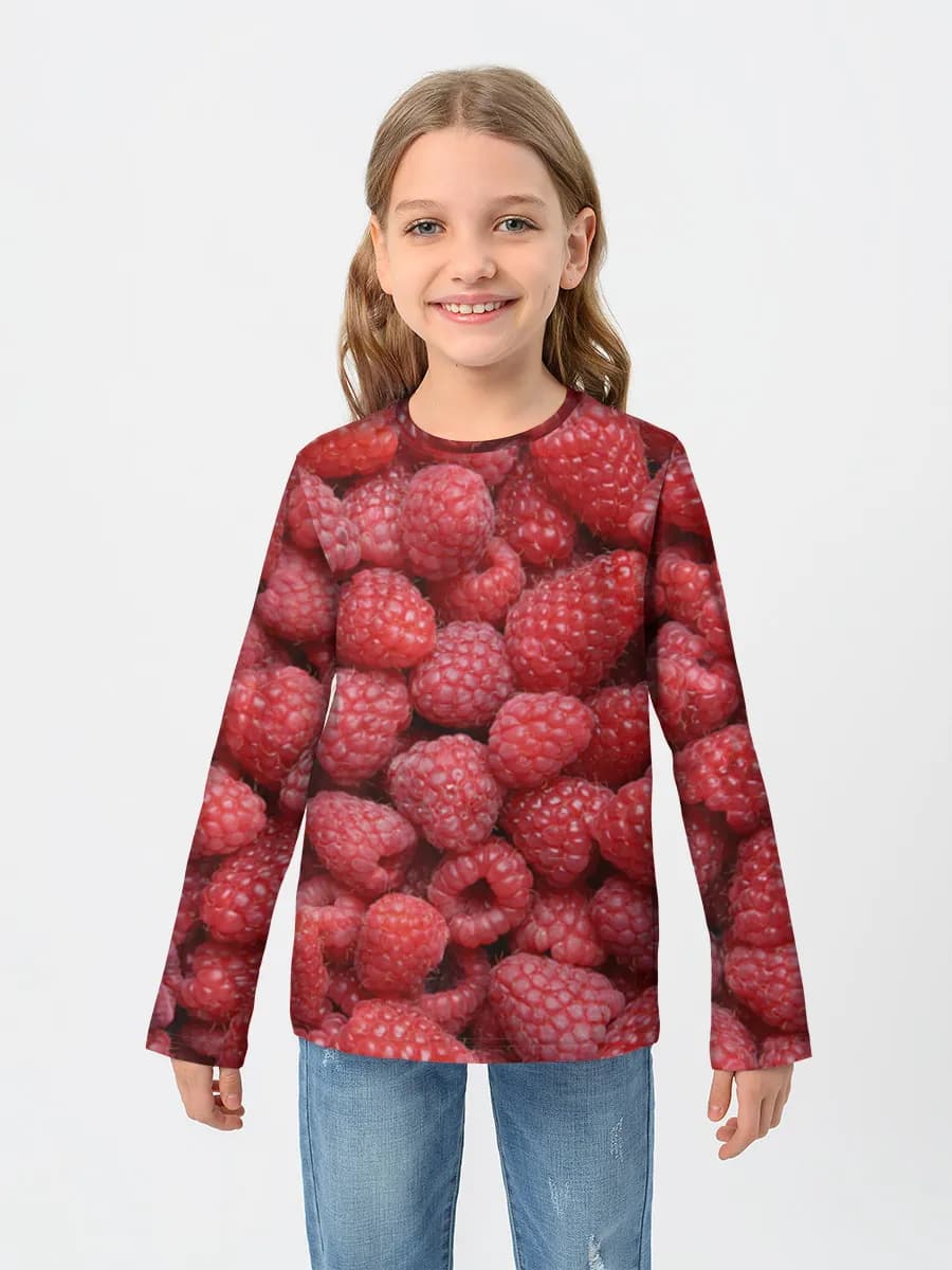 Children's cotton long sleeve shirt