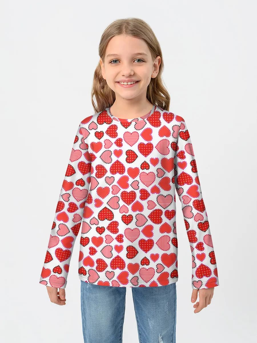 Children's cotton long sleeve shirt