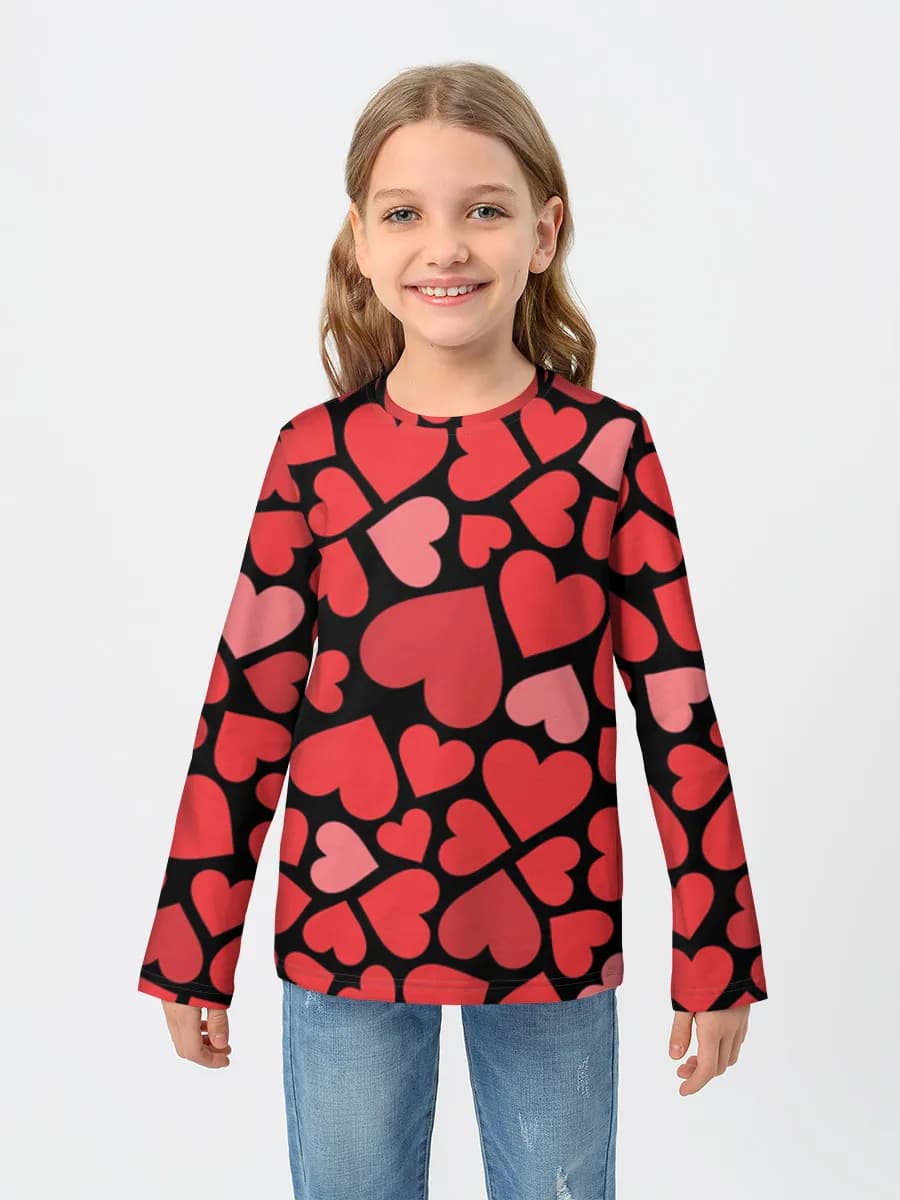 Children's cotton long sleeve shirt