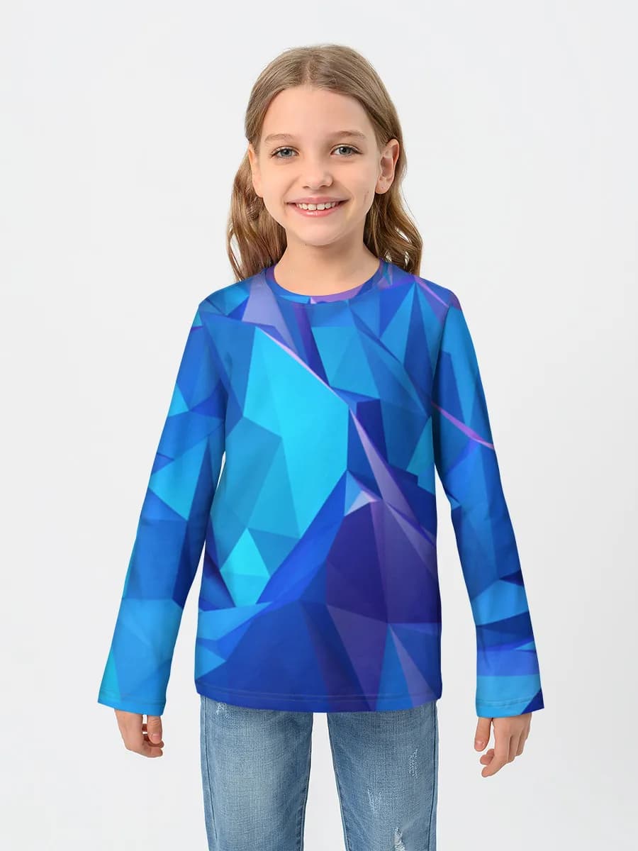 Children's cotton long sleeve shirt