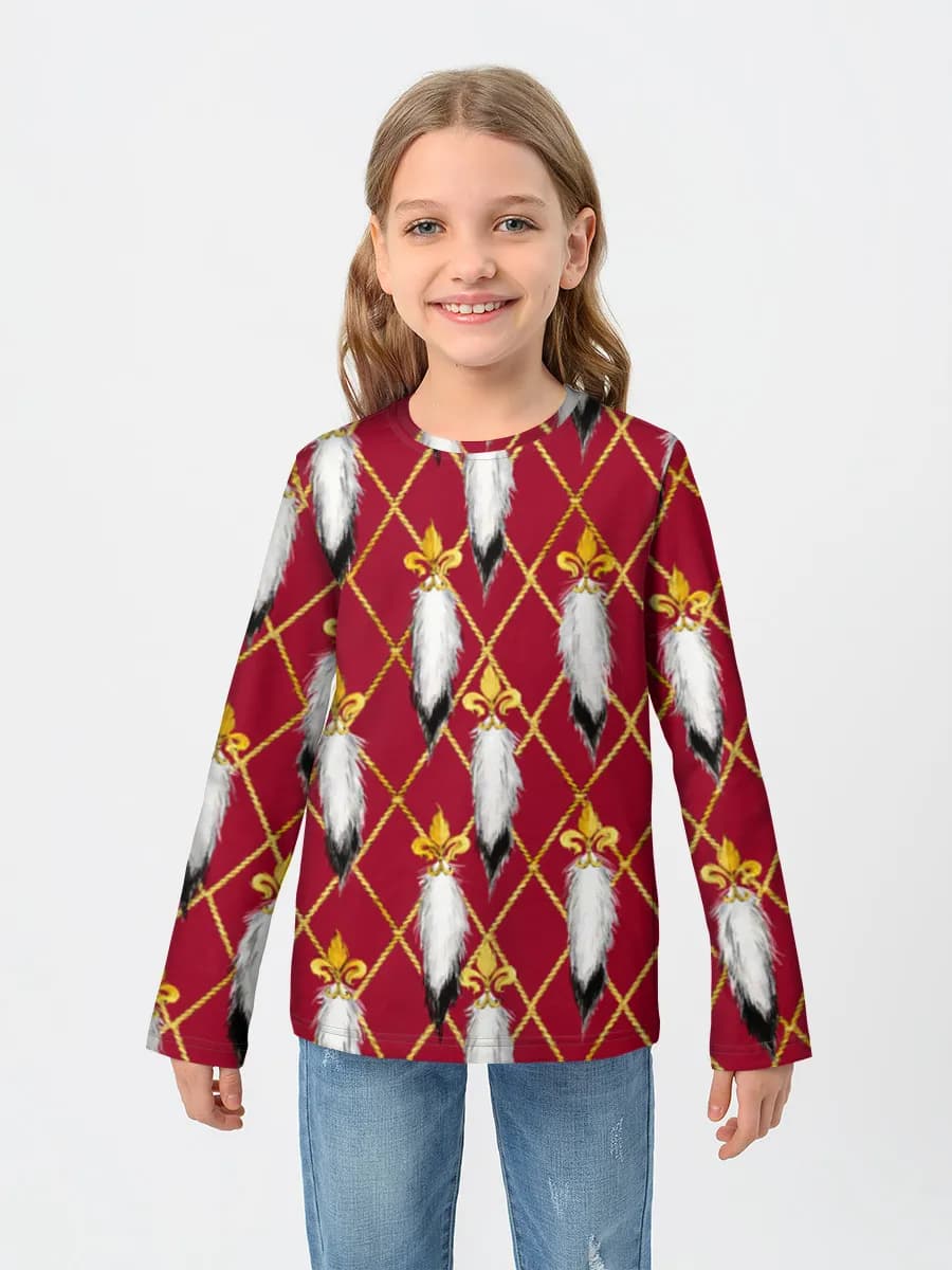 Children's cotton long sleeve shirt