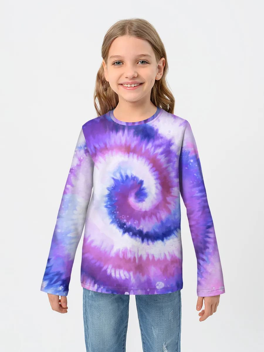 Children's cotton long sleeve shirt