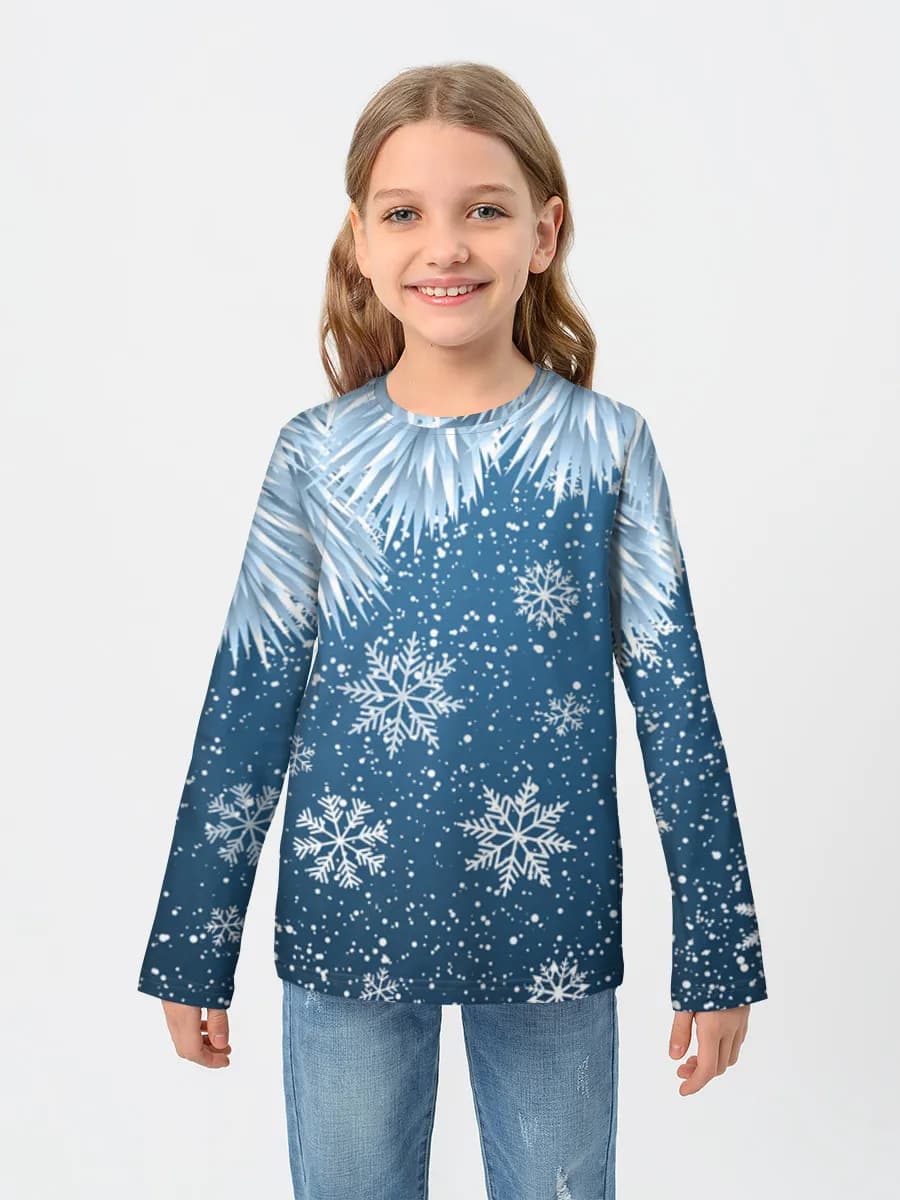 Children's cotton long sleeve shirt