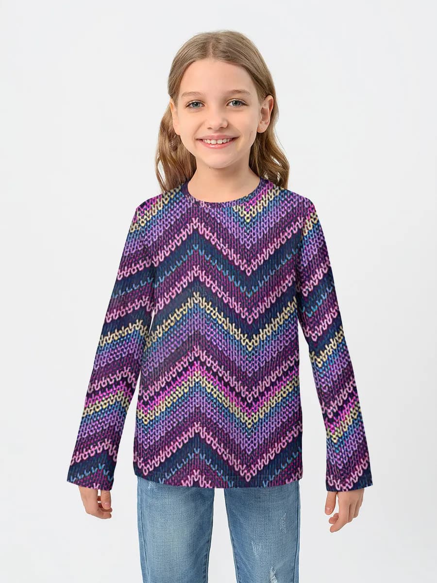Colorful Chevron Knit