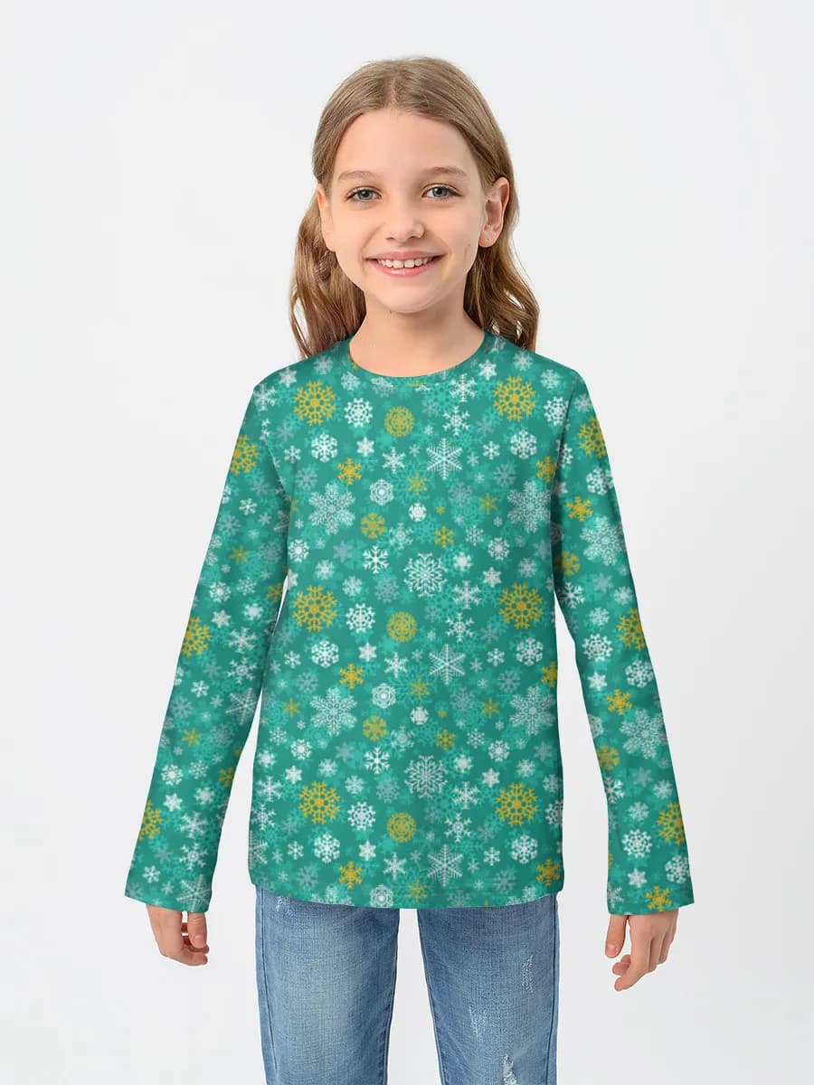 Children's cotton long sleeve shirt