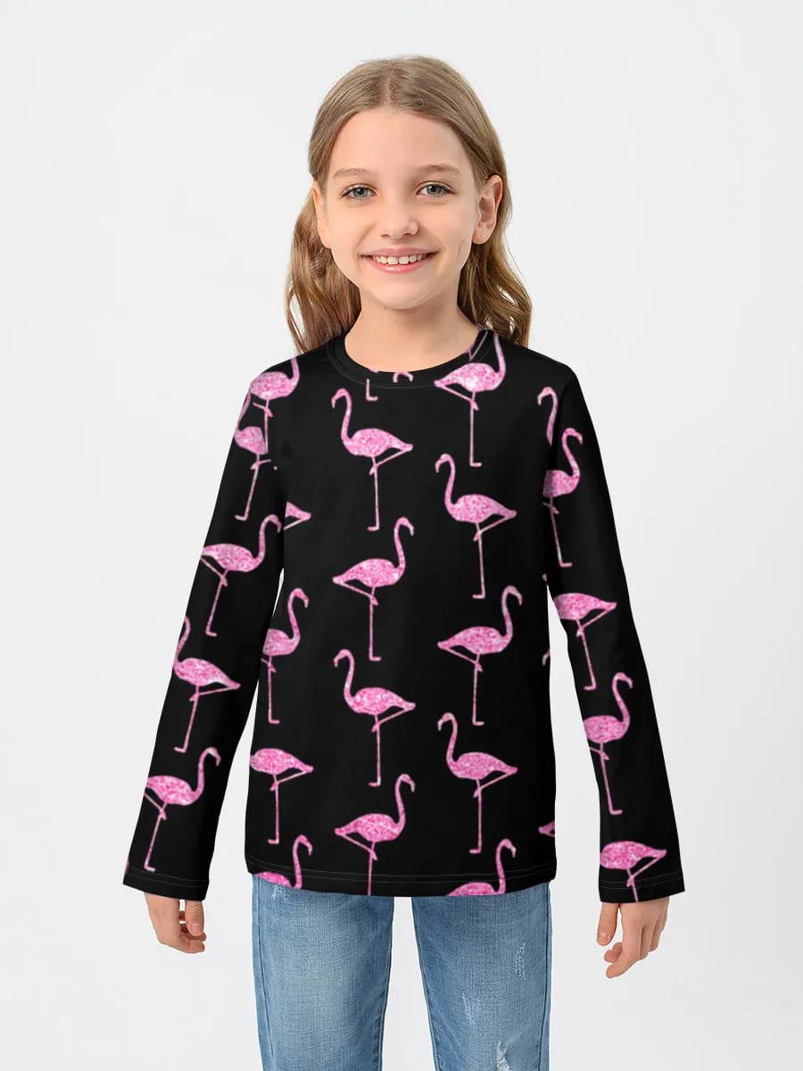 Children's cotton long sleeve shirt