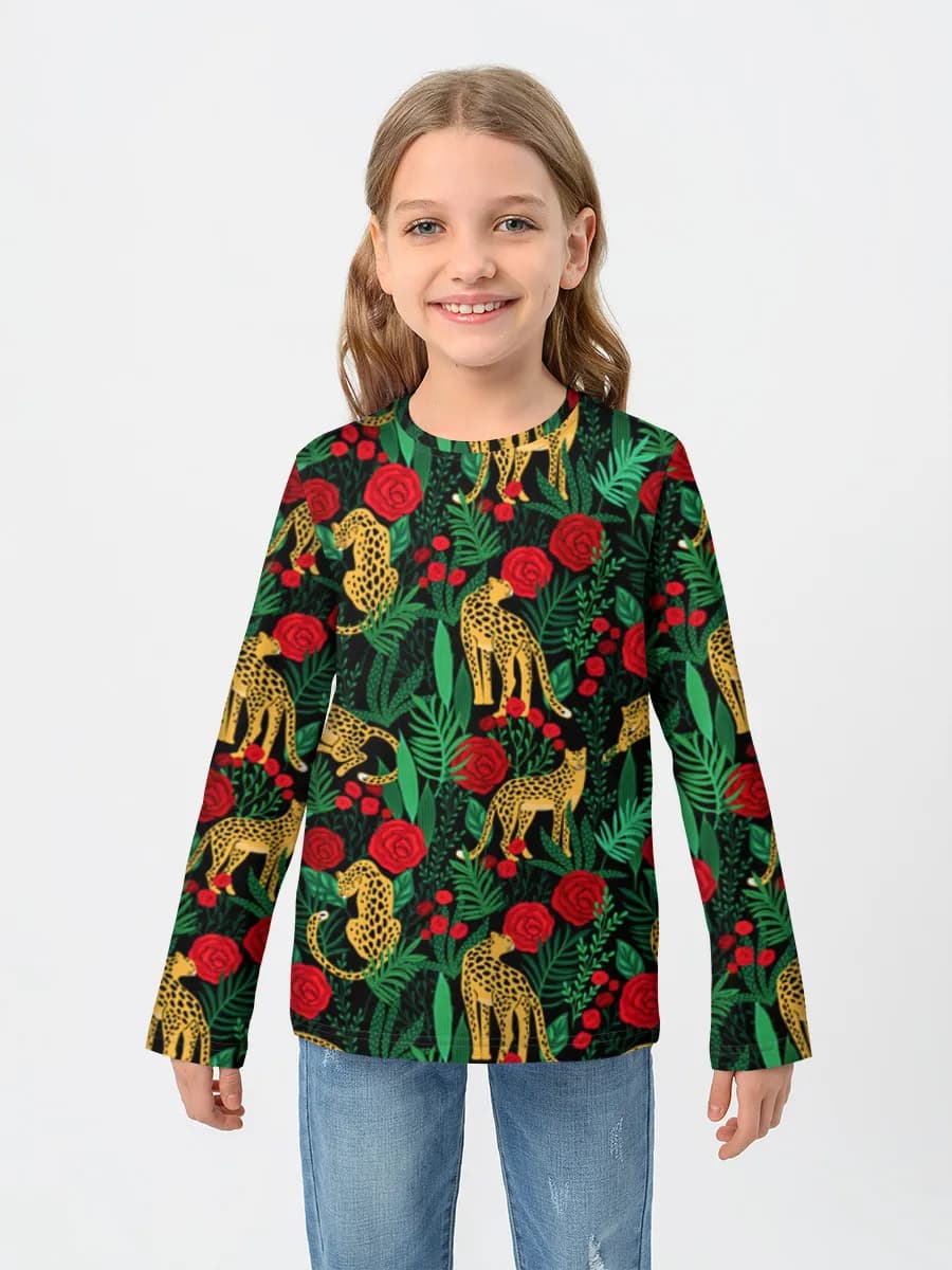 Leopards And Red Roses