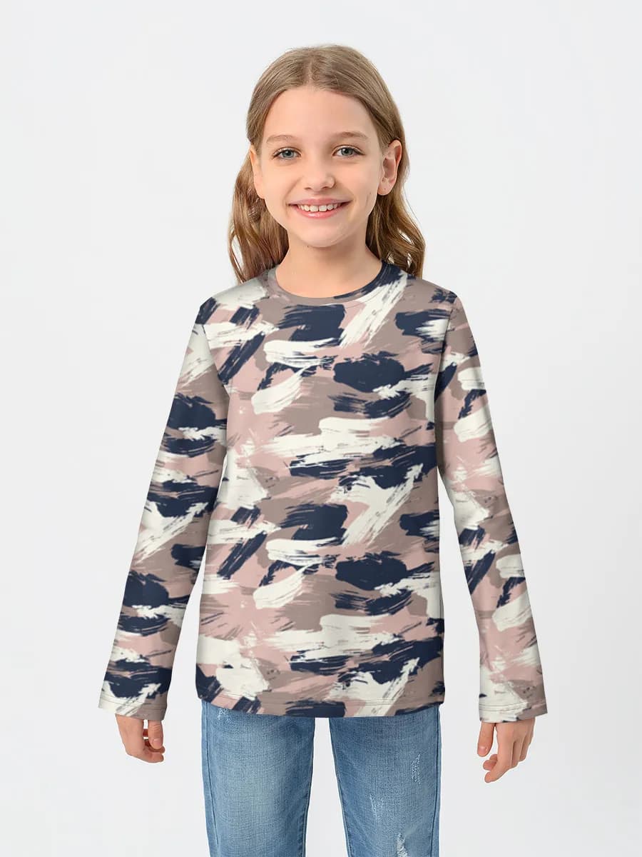 Abstract Brushstroke Camo