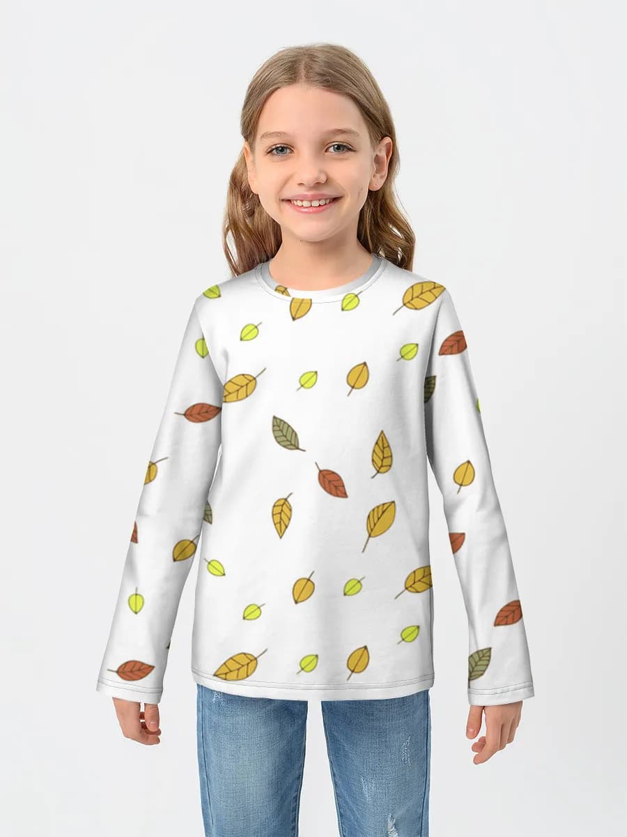 Children's cotton long sleeve shirt