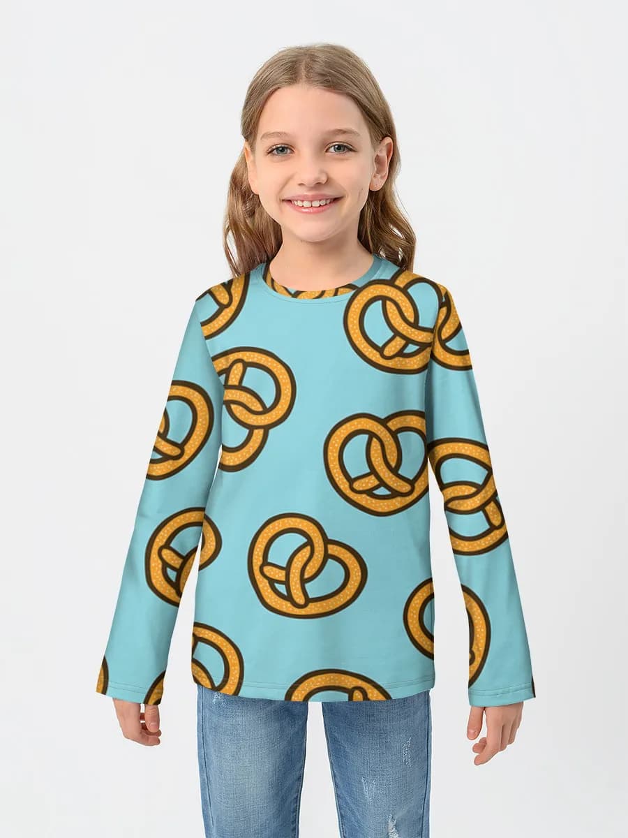 Cute Pretzel Snack Print