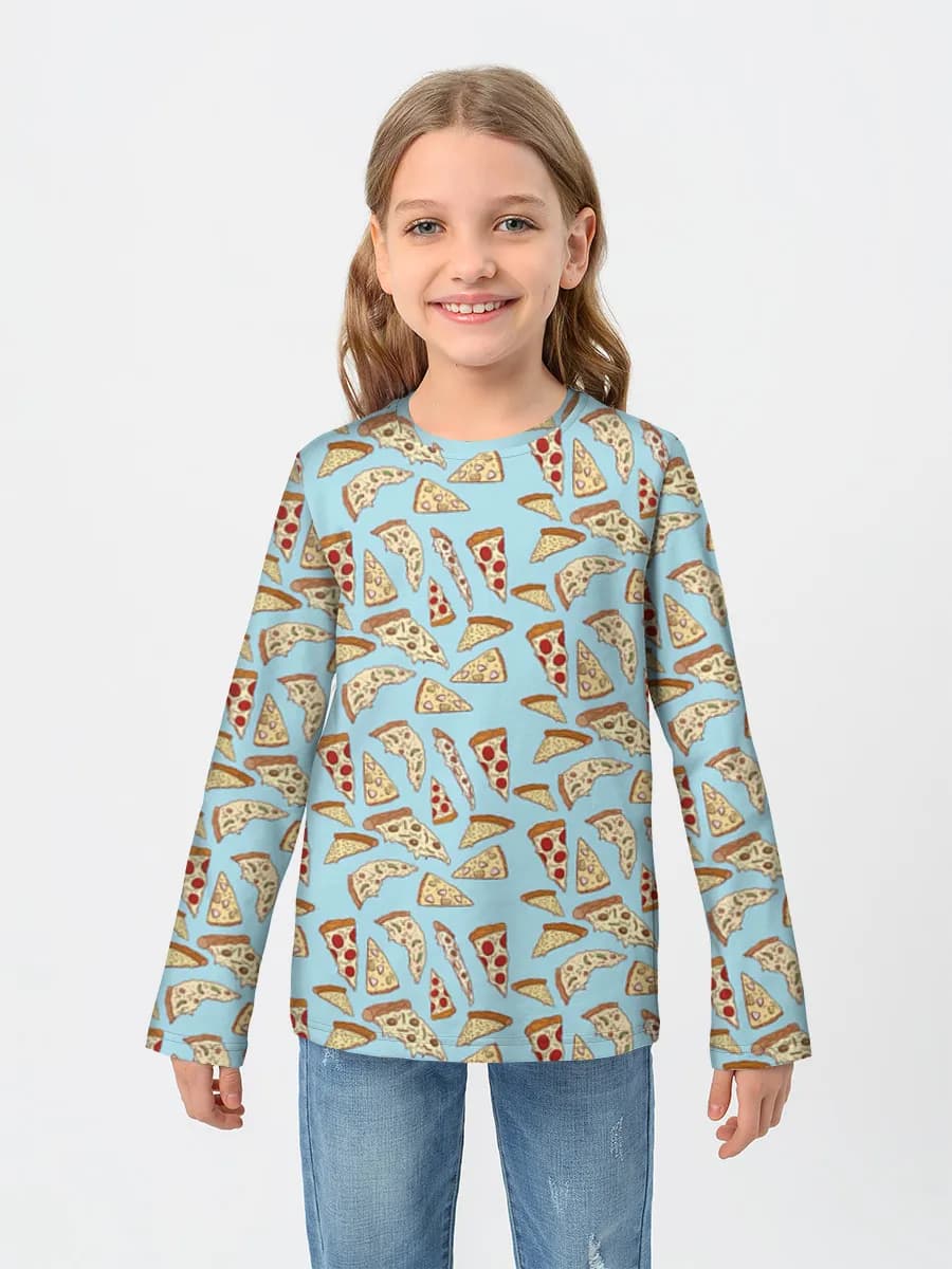 Children's cotton long sleeve shirt