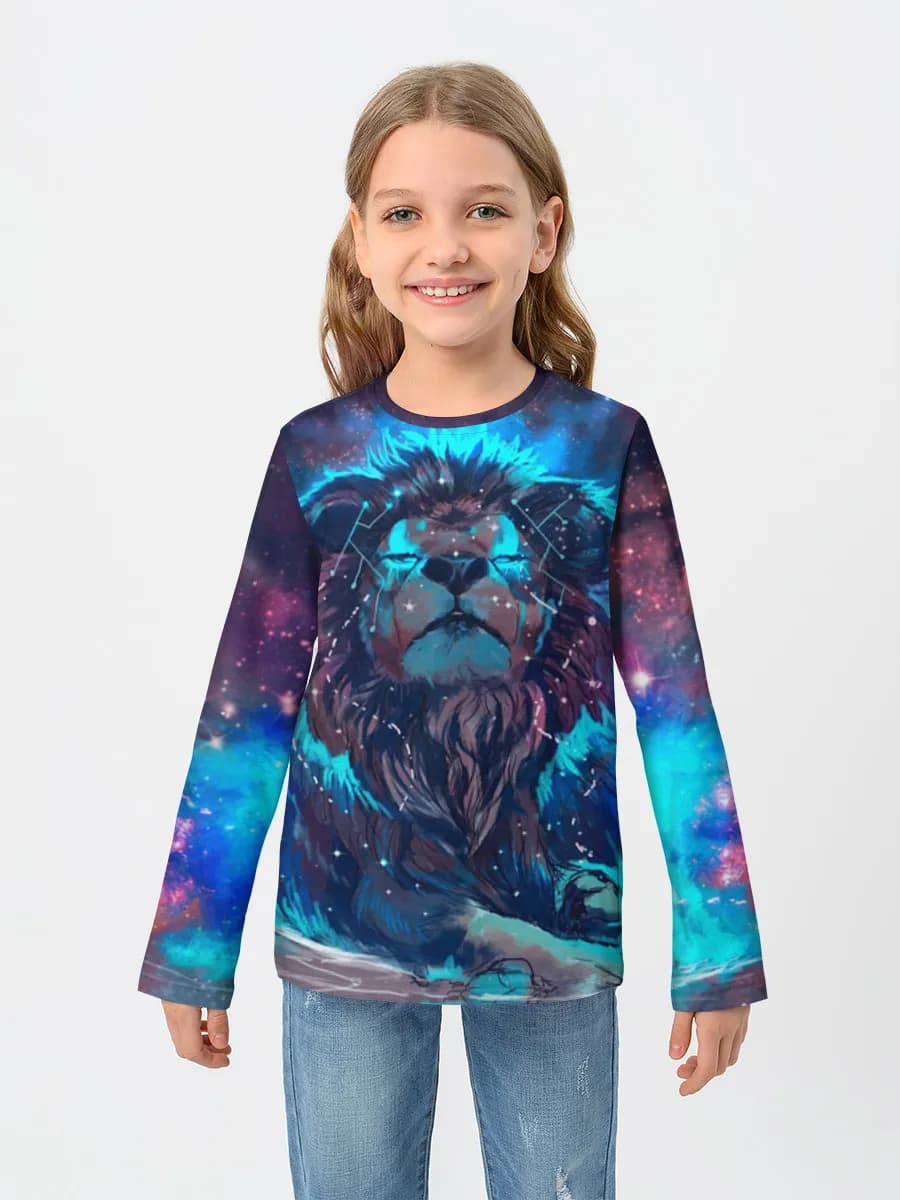 Cosmic Neon Lion