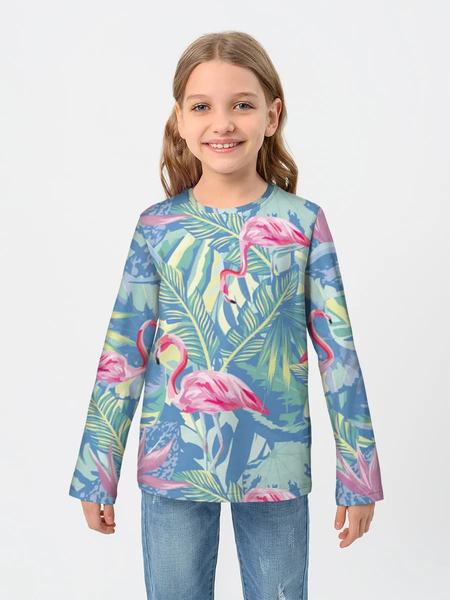 Tropical Flamingo Jungle