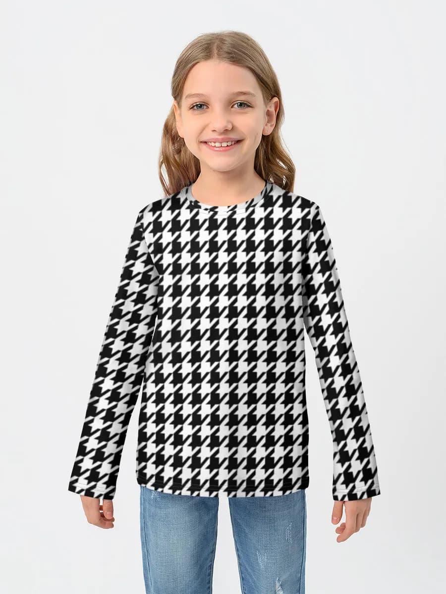 Children's cotton long sleeve shirt