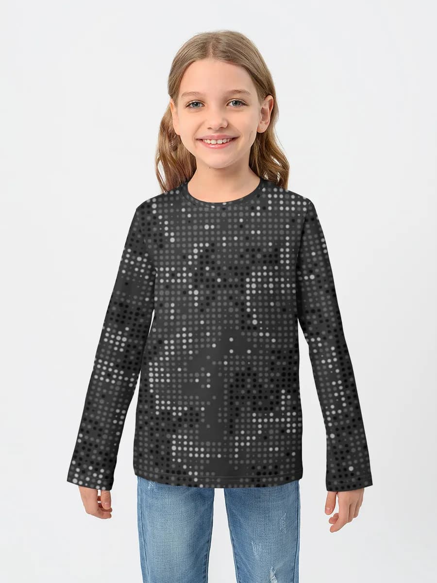 Grayscale Halftone Camo