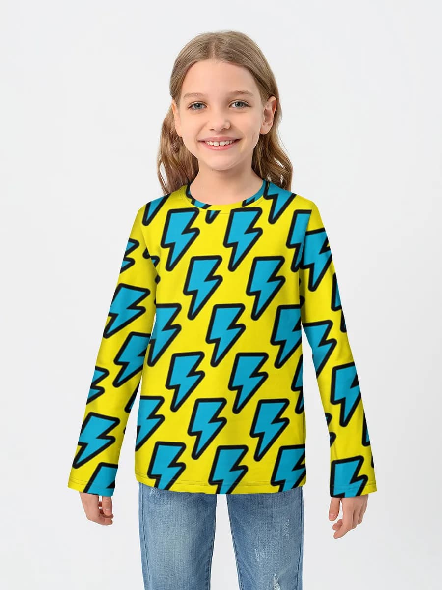 Children's cotton long sleeve shirt