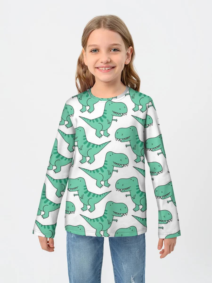 Children's cotton long sleeve shirt
