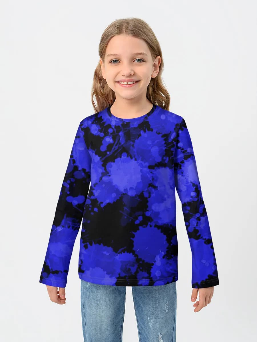 Children's cotton long sleeve shirt