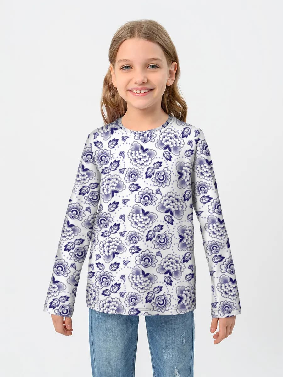 Blue Vintage Floral