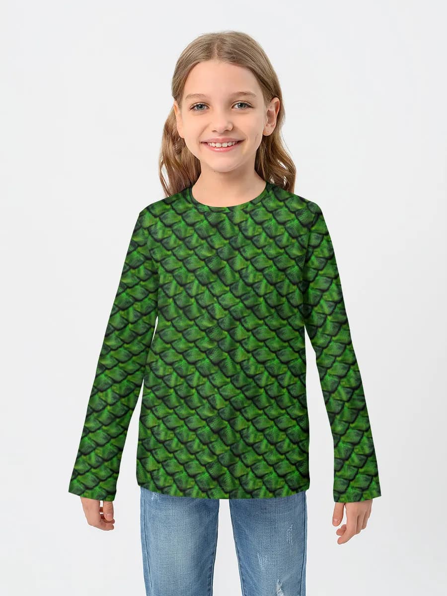 Children's cotton long sleeve shirt