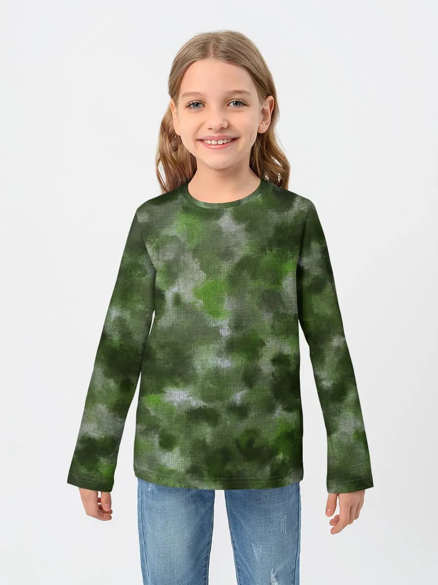 Green Watercolor Camo